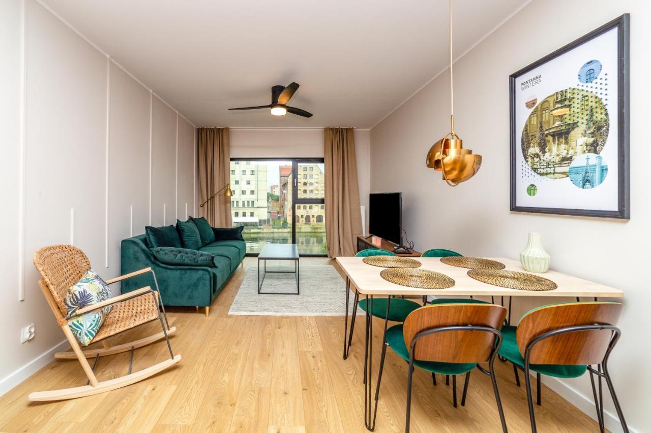Pobookowane River View Apartments Gdańsk Eksteriør billede